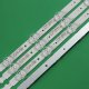 Прямая подсветка для телевизора TCL 50″ V0.7 (4 планки по 460 мм, 7 LED, линза 14 мм, 6 В)
