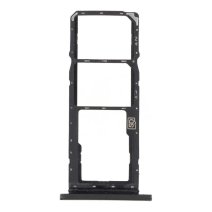 Держатель SIM-карты и карты памяти для Nokia 7.2 (версия на 2×SIM) (Black)