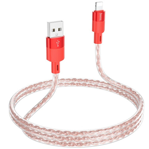 Кабель Hoco X99 USB-A – Lightning (1 м · 12W · 2.4A) (Red)