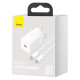 Сетевое зарядное устройство Baseus Super SI USB-C (25W · 3A) с кабелем Type-C – Type-C (TZCCSUP-L02) (White)