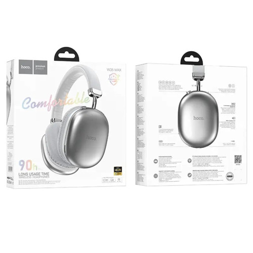 Навушники Bluetooth Hoco W35 Max Joy (Silver)