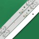 Пряма підсвітка для телевізора Changhong 39″ 39D3503V2W6C1B71617M (3 планки по 716 мм, 6 LED, лінза 15 мм, 3 В)
