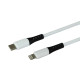 Кабель Hoco X82 Silicone Type-C – Lightning (1 м · 20W · 3A) (White)