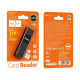 Картрідер Hoco HB20 USB-A 2.0 – SD/microSD (Black)