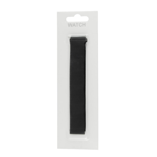 Ремешок универсальный 22 мм Milanese Loop Design для Amazfit, Samsung, Huawei (Black)