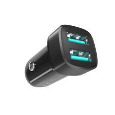 Автомобільний зарядний пристрій Ridea RCC-21012 2xUSB-A (12W · 2.4A) (Black)