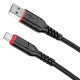 Кабель Hoco X59 USB-A – Type-C (2 м · 12W · 2.4A) (Black)