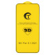 Захисне скло CT 9D для Apple iPhone 16e (Full Glue) (Black)