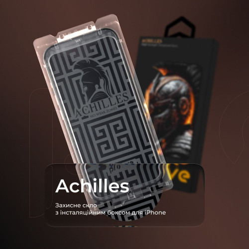 Захисне скло Proove Achilles Installation Box для Apple iPhone 15 (Black)