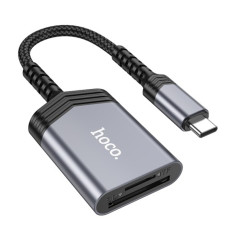 Картридер Hoco UA25 Type-C (Gray)