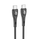 Кабель Borofone BX98 Type-C – Type-C (1 м · 60W · 3A) (Black)