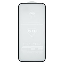 Защитное стекло PRIME для Apple iPhone 15 Pro Max (Full Glue) (0.3 мм, 4D) (Black)