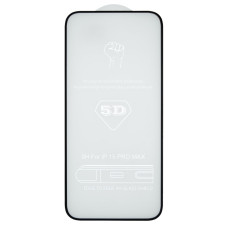 Защитное стекло PRIME для Apple iPhone 15 Pro Max (Full Glue) (0.3 мм, 4D) (Black)