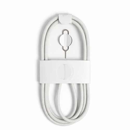 Кабель для iPhone 16 Type-C – Type-C (NO LOGO) (1 м · 60W · 3A) (White)