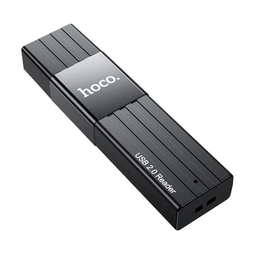 Картрідер Hoco HB20 USB-A 2.0 – SD/microSD (Black)