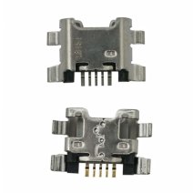 Роз'єм зарядки для Huawei Y5 (2018) 5 pin (4 кріплень) (контакти посередині) (Micro USB) без шлейфа (Original PRC)
