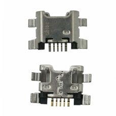 Роз'єм зарядки для Huawei Y5 (2018) 5 pin (4 кріплень) (контакти посередині) (Micro USB) без шлейфа (Original PRC)