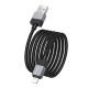 Кабель Hoco X110 Honorific USB-A – Lightning (1 м · 12W · 2.4A) (Black)