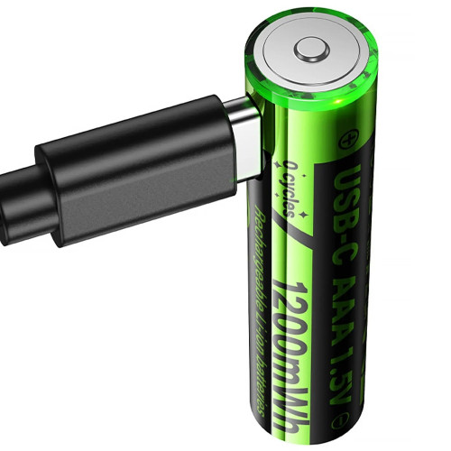 Акумуляторна батарейка Hoco JA4 AAA USB-C (2шт)