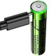 Акумуляторна батарейка Hoco JA4 AAA USB-C (2шт)