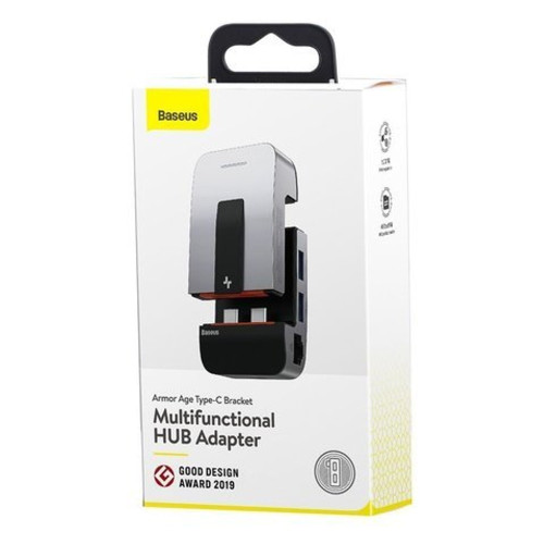 USB-хаб Baseus Armor Age Bracket Multifunctional Type-C (Space Gray)