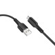 Кабель Ridea RC-CO10 CommonPro USB-A – Micro-USB (1 м · 12W · 2.4A) (Black)