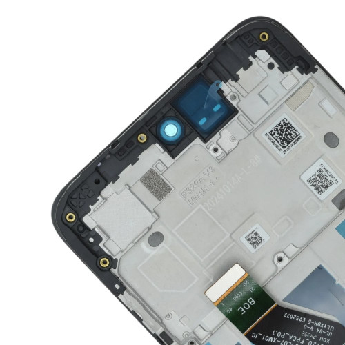 Дисплей для Motorola XT2521 Moto G15 з тачскріном в рамці (Black) (Original)