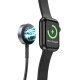 Беспроводное зарядное устройство Hoco CW54 Watch с кабелем Lightning (Black)