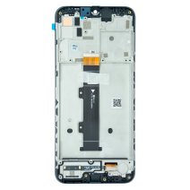Дисплей для Motorola XT2128 Moto G20 з тачскріном в рамці (Black) (Original)