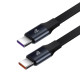 Автомобильное зарядное устройство Baseus Enjoyment Retractable (33W · 3A) с кабелем 2USB-C (Black)