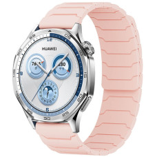 Ремінець універсальний 20 мм Dual-color Magnetic для Amazfit, Samsung, Huawei (Pink Sand)
