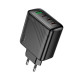 Сетевое зарядное устройство Hoco CS27A USB-A+3xUSB-C (67W · 3A) (Black)