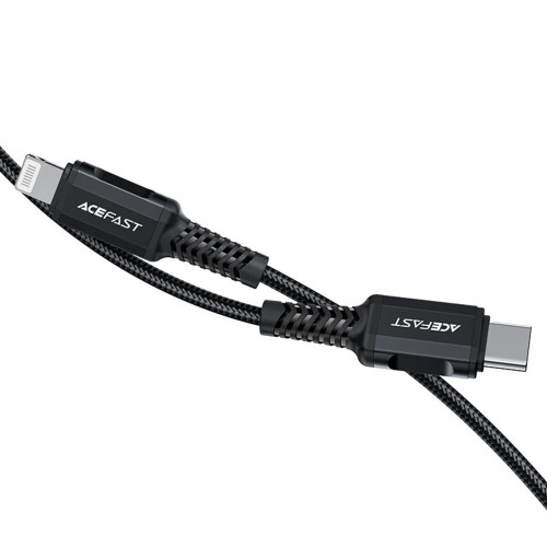 Кабель Acefast C4-01 Type-C – Lightning (1.8 м · 30W · 3A) (Black)