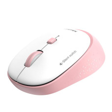 Мишка бездротова MeeTion R571 (White/Pink)