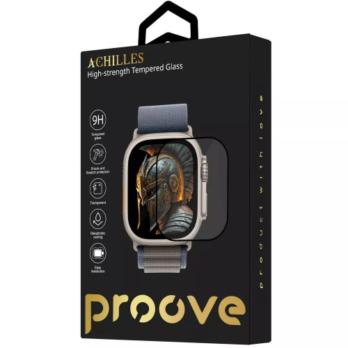 Захисне скло Proove Achilles для Apple Watch Ultra 2 (49mm) (Black)