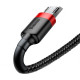 Кабель Baseus Cafule USB-A – Micro-USB (2 м · 7.5W · 1.5A) (CAMKLF-C91) (Black/Red)