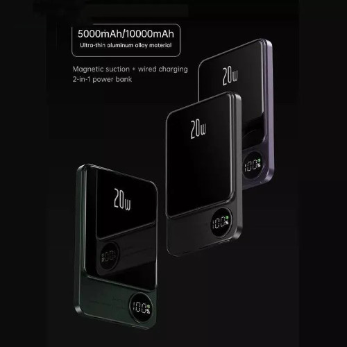 Повербанк Q9 Magnetic 20W (5000 mAh) (Green)