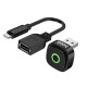 Бездротовий адаптер CarPlay Hoco DUP10 mini (Black)