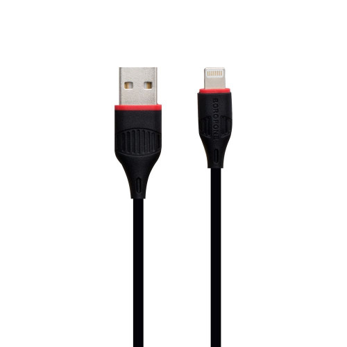 Кабель Borofone BX17 USB-A – Lightning (1 м · 10W · 2A) (Black)