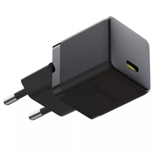 Сетевое зарядное устройство Baseus Palm Fast Charger USB-C (30W · 3A) с кабелем Type-C – Type-C 60W (P10111605113-01) (Black)