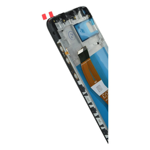 Дисплей для Samsung M115 Galaxy M11 (2020) (157,5 мм) з тачскріном в рамці (Black) (Brand Pack)