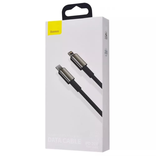 Кабель Baseus Tungsten Gold Type-C – Lightning (2 м · 20W · 2.4A) (Black)