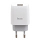 Сетевое зарядное устройство Hoco C73A 2xUSB-A (12W · 2.4A) (White)