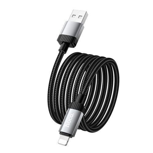 Кабель Hoco X117 Star USB-A – Lightning (1 м · 12W · 2.4A) (Black)