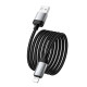 Кабель Hoco X117 Star USB-A – Lightning (1 м · 12W · 2.4A) (Black)