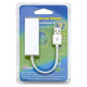 Перехідник USB-A to RJ45 white
