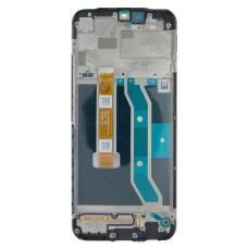 Дисплей для Realme Narzo 50A з тачскріном в рамці (Black)
