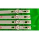 Прямая подсветка для телевизора Akai 50″ 3A4CX-46012 (10 планок по 460 мм, 4 LED, линза 15,5 мм, 3 В)