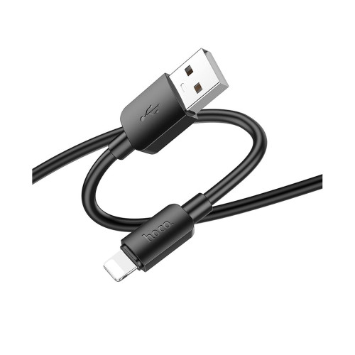 Кабель Hoco X96 USB-A – Lightning (1 м · 12W · 2.4A) (Black)
