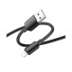 Кабель Hoco X96 USB-A – Lightning (1 м · 12W · 2.4A) (Black)